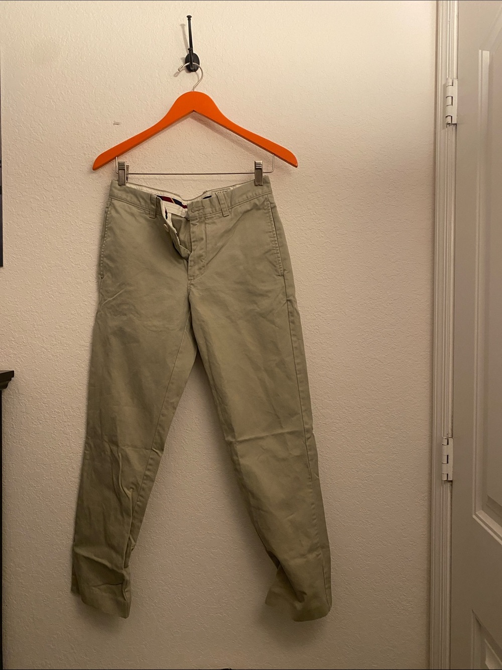 Men's Khaki Chino Pants - Classic Straight Fit